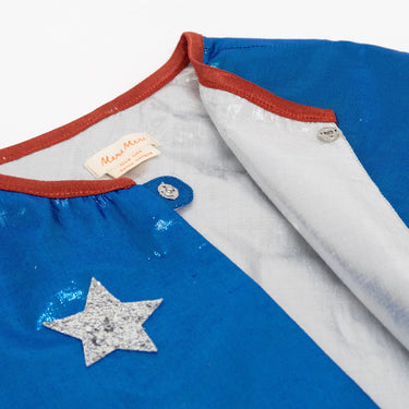 Blue Superhero Cape Costume